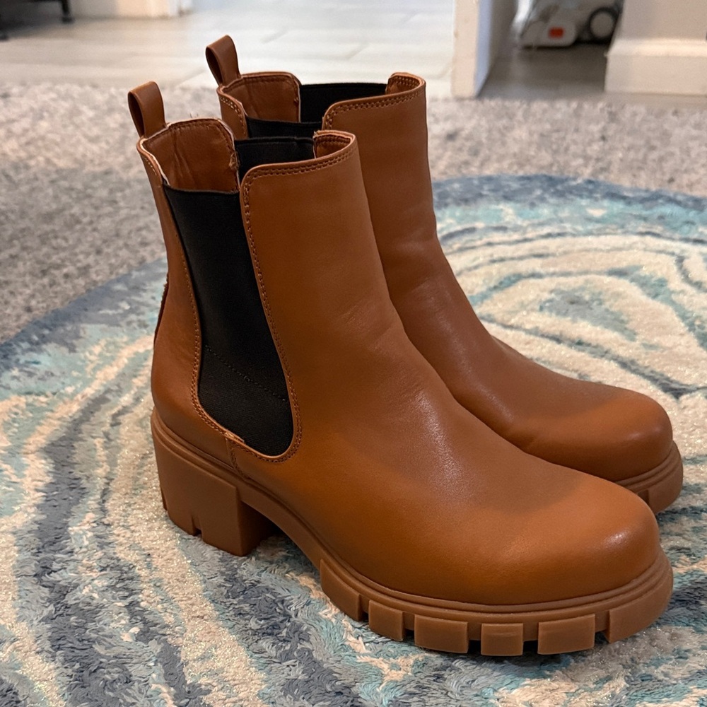 Madden Girl Tan Ankle Booties